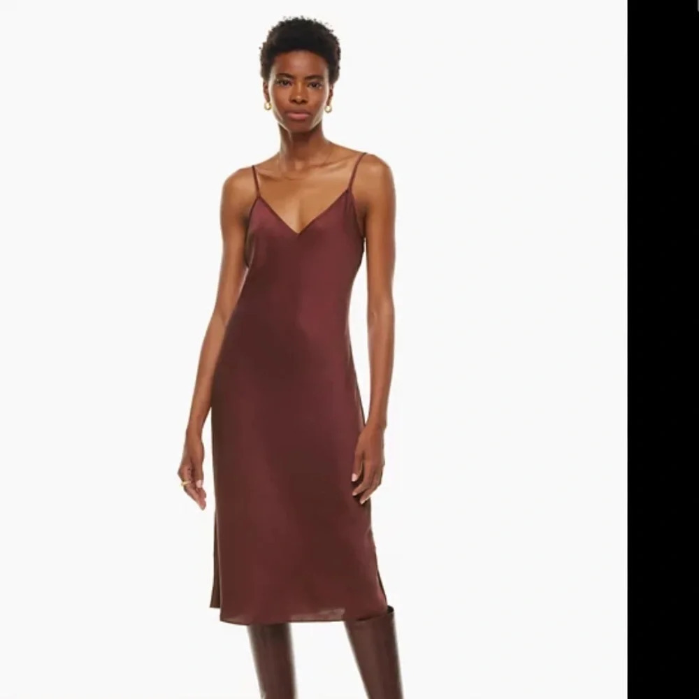 WILFRED CHRISTINE MIDI SLIP DRESS